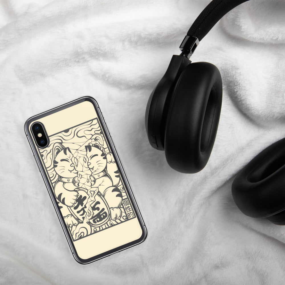 Not-So-Lucky Cat iPhone Case