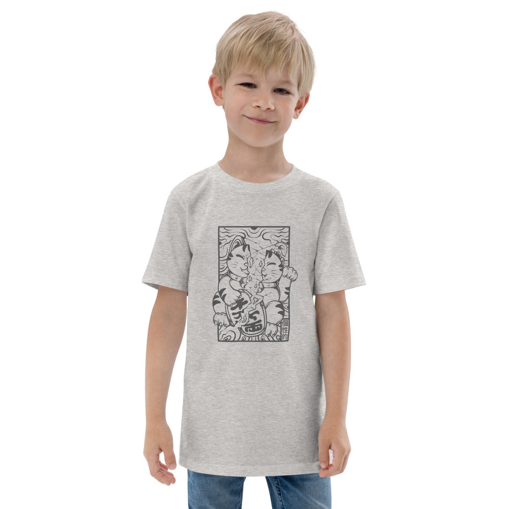 Not-So-Lucky Cat Youth jersey t-shirt