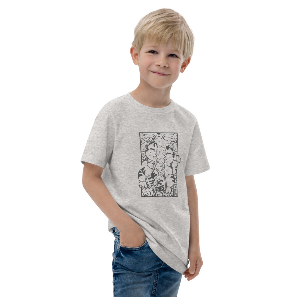 Not-So-Lucky Cat Youth jersey t-shirt