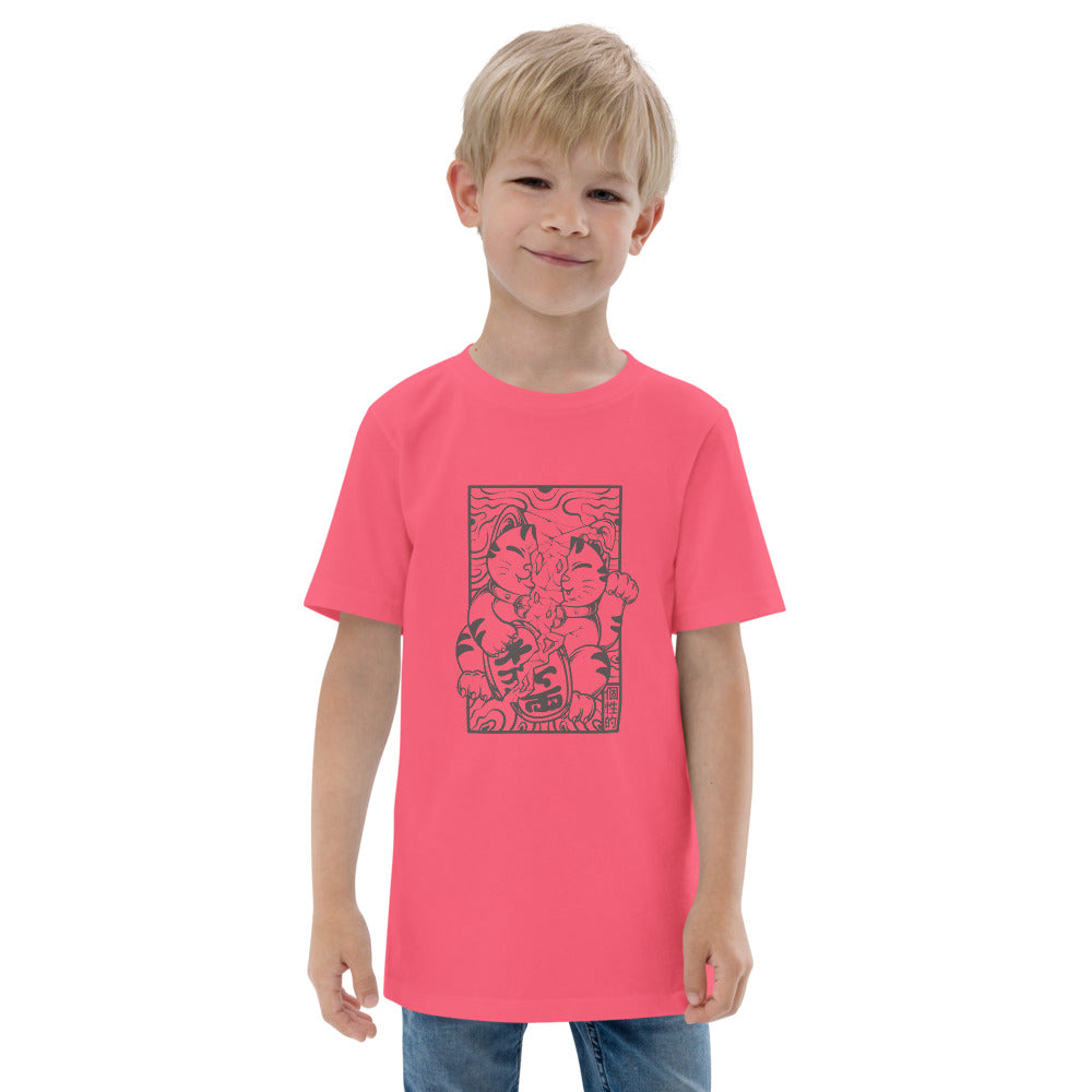 Not-So-Lucky Cat Youth jersey t-shirt