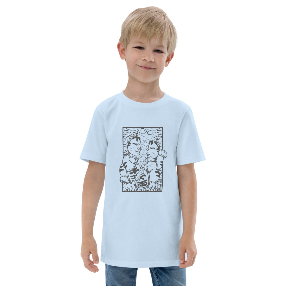 Not-So-Lucky Cat Youth jersey t-shirt