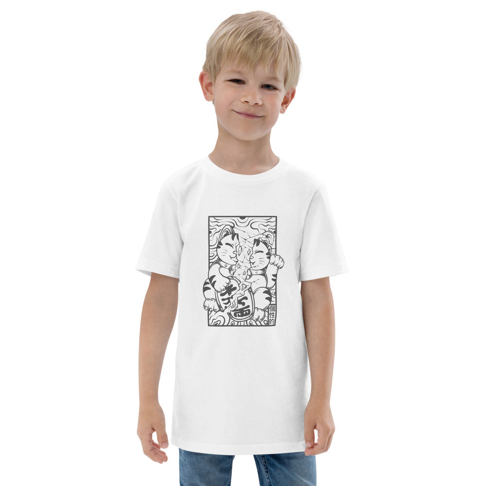 Not-So-Lucky Cat Youth jersey t-shirt